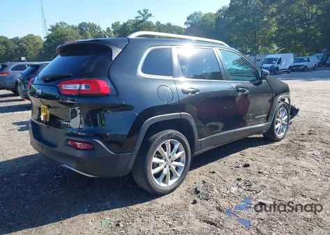 2015 Jeep Cherokee Limited из США, поврежденный, VIN 1C4PJLDBXFW765828